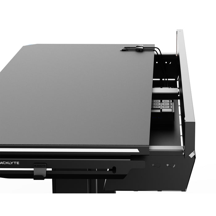 Blacklyte Atlas Gaming Desk - Black