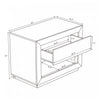 Soren Contemporary 32" Nightstand in Natural Oak (1-Drawer) | Table de nuit contemporaine Soren 32" en chene naturel (1 tiroir)