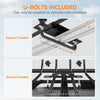 Soozier Roof Rack Cargo Carrier Basket, 150LBS Heavy Duty Roof Basket, 46" x 36" x 4.5" Rooftop Cargo Carrier for SUV, Truck, Car, Top Luggage Storage Holder for Travel, Camping
