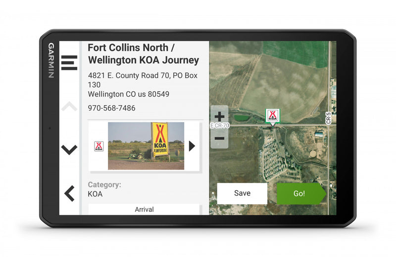 Garmin Rv 895, 8\" Rv Gps Navigator - Custom Routing & Road Warnings W/ 8\" Wide View Ips