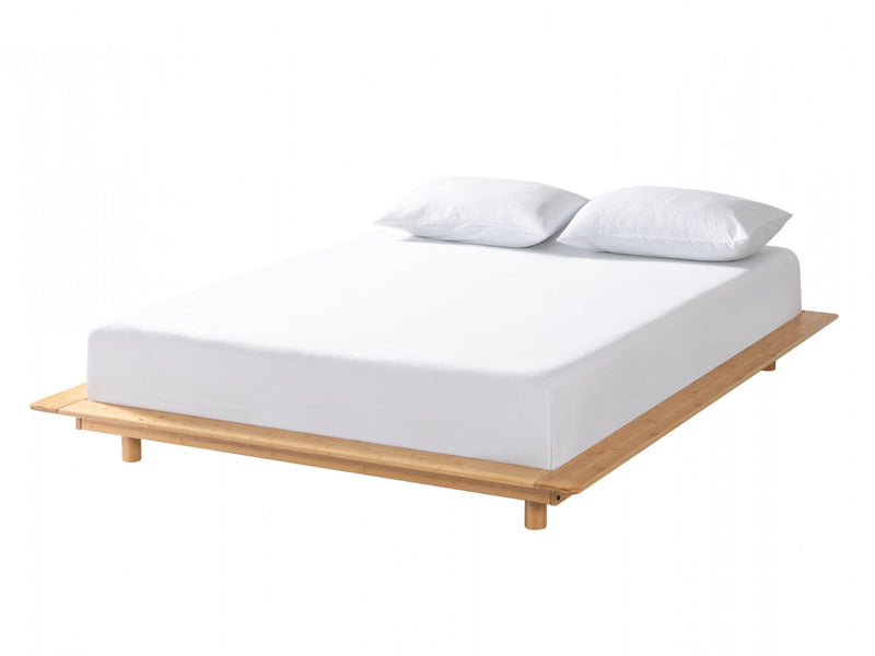 Nagomi Bamboo Floating Platform Bed - Queen Size