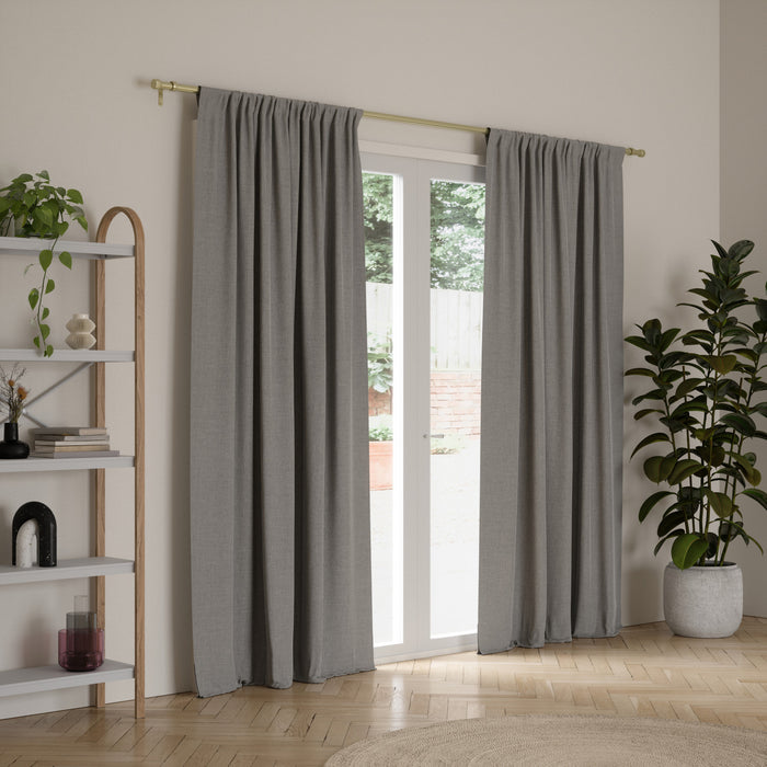 Umbra Cleo Gold Expandable 1\" Curtain Rod - 36\"-66\" 
