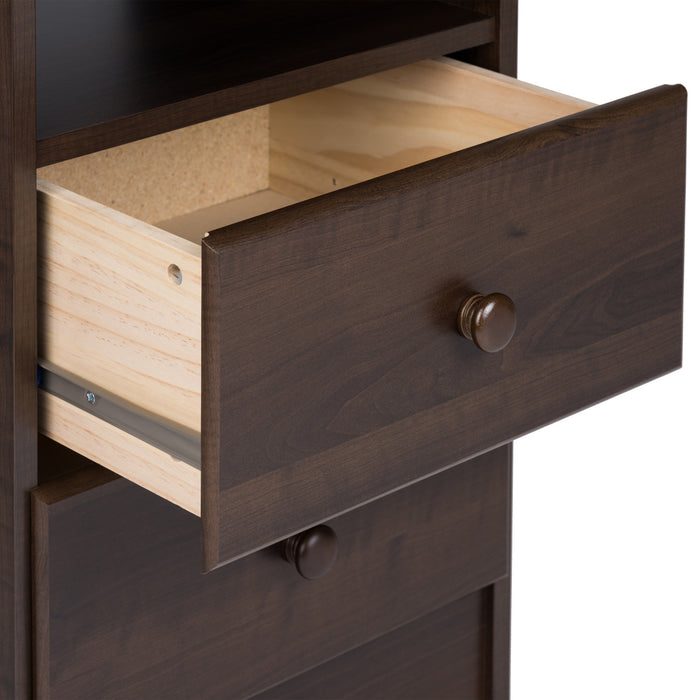 Astrid 2-Drawer Nightstand - Espresso