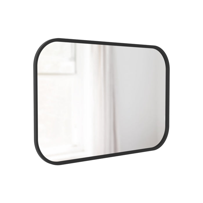 Umbra Hub Rectangular Mirror 24\" x 36\" - Black