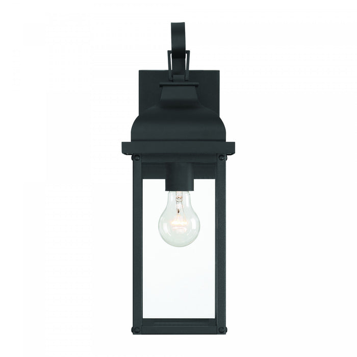 Madrid 1 Light Outdoor Wall Sconce 23.4\", Black