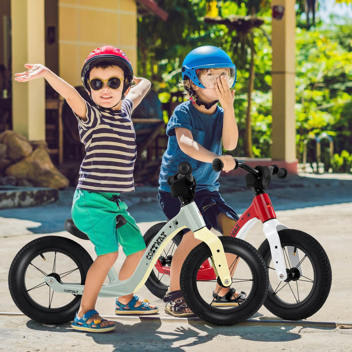 Costway 12 Inch Magnesium Toddler Balance Bike No Pedal Training Toddler Balance Bike Green