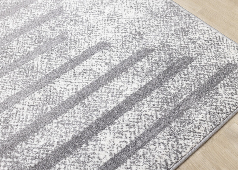 Covington Distressed Geometric Lines Indoor Area Rug - 5'3\" x 7'7\"