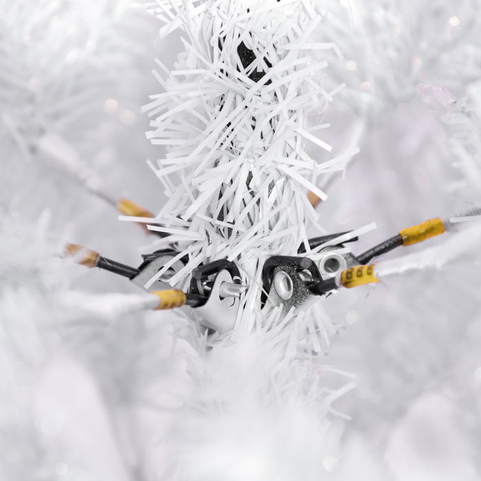Homcom 7ft Artificial Christmas Tree With 1823 Branch Tips