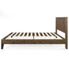 Tonja Wood Platform Bed with Headboard in Brown - Queen Size | Tonja lit plateforme en bois avec tête de lit brun - Grand
