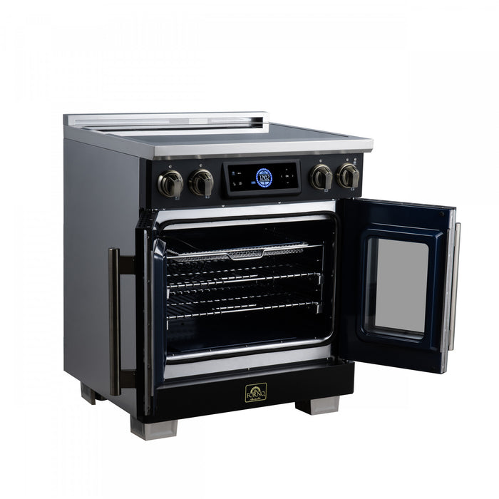Forno Maximus 30 Inch Induction Range Black, 4.32 cu.ft - FFSIN0932-30BLK Electric Range