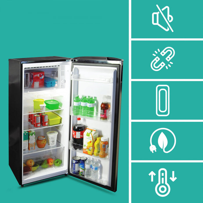 Koolatron 6.2 Cu. Ft. Stainless Steel Compact Refrigerator