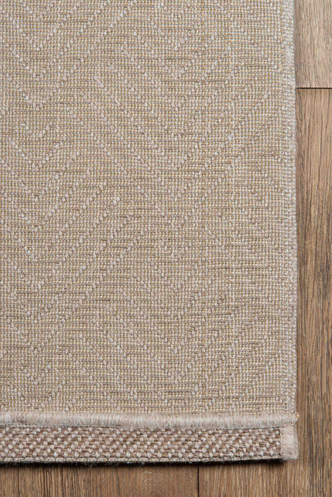 Laura Contemporary 2'0\" x 10'0\" Runner Rug in Ivory Indoor Area Rug