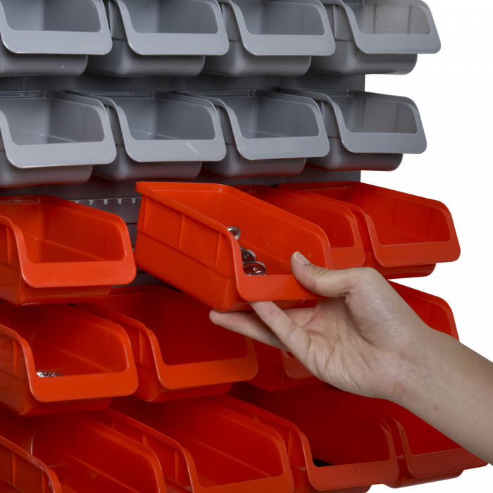 Durhand 44 Piece Wall Mounted Storage Bins