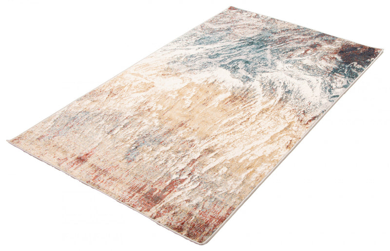 Tribeca Teal Area Rug - 5'0\" x 8'0\"