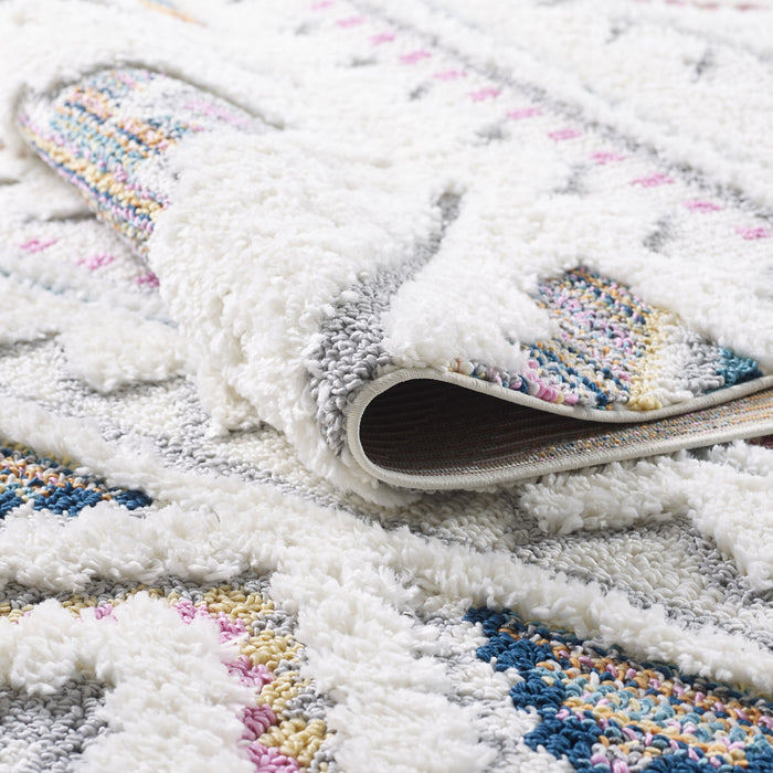 Lola Boho Shag Area Rug - 2'7\" x 8'