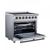 Forno Massimo 36 Inch Freestanding Electric Range, 5 radiant burners, 5.36 cu.ft., White - FFSEL6020-36WHT | Cuisiniere electrique Massimo de 36 po, 5 foyers radiants, 5,36 pi³, blanc – FFSEL6020-36WHT