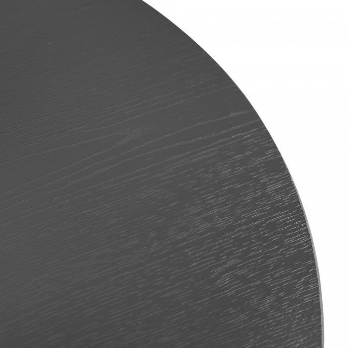 Layla Scandinavian Modern Coffee Table in Black