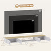 HOMCOM Floating TV Stand for TVs up to 82 Inch, Wall Mounted Media Console