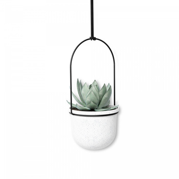 Umbra White Triflora Hanging Planter - Set of 6