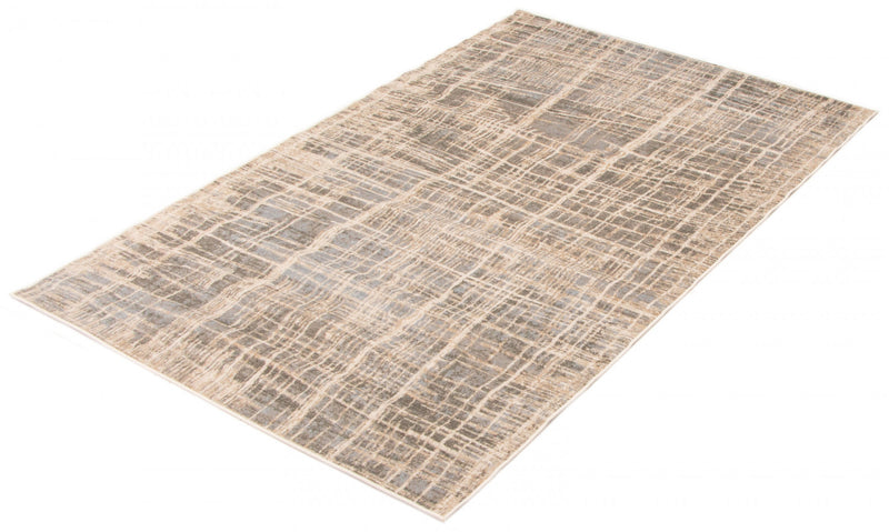Lattice Grey Area Rug - 5'0\" X 8'0\"  
