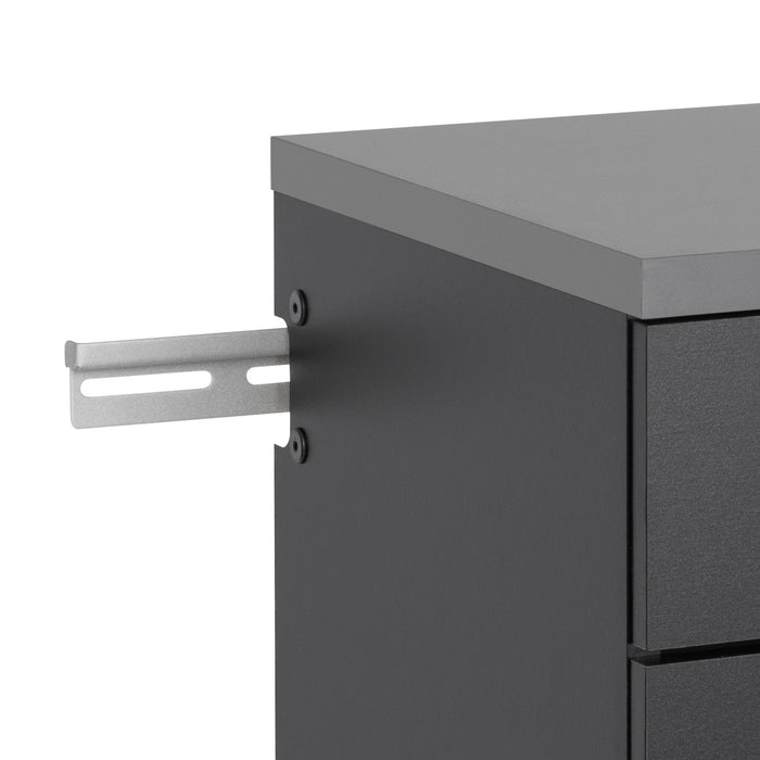 Hangups 3-Drawer Base Storage Cabinet - Black
