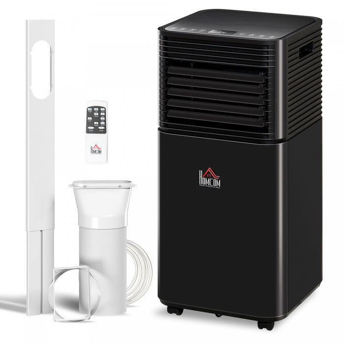 HOMCOM 10,000 BTU Air Conditioner, Quiet AC Unit with Remote Control, Black
