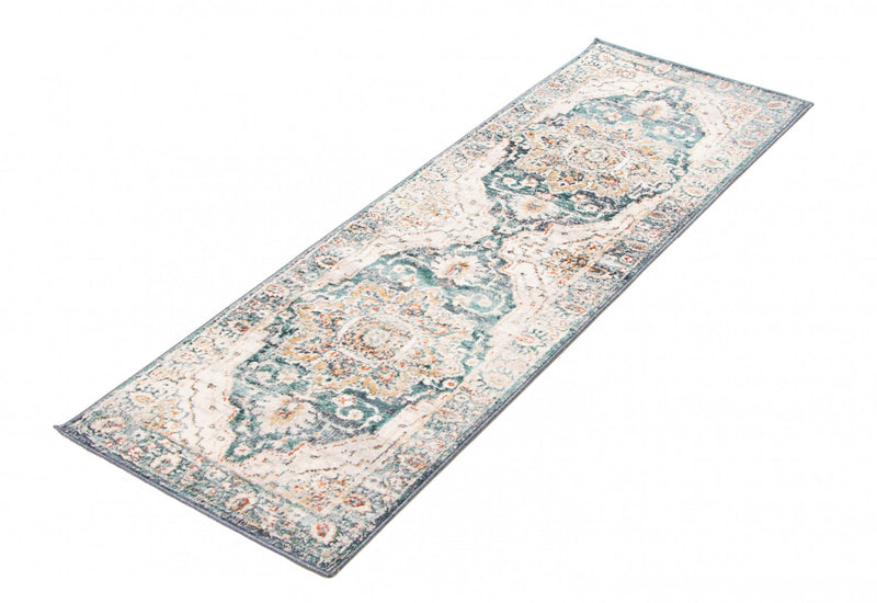 Legacy Teal Area Rug - 2'8\" x 8'2\"