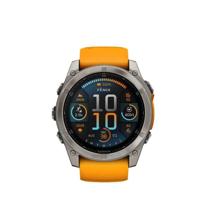 Garmin Fēnix 8 Amoled Sapphire Smartwatch 51mm - Gps, Compass, Gyroscope And Barometric Altimeter 