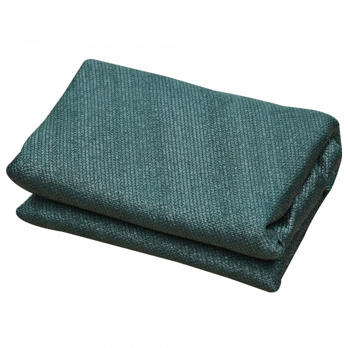 Outsunny Triangle 10’ Canopy Sun Sail Shade Garden Cover Uv Protector Outdoor Patio Lawn Shelter With Carrying Bag Green