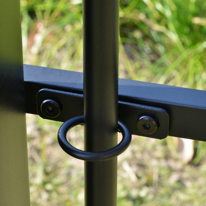 Outsunny 10' X 12' Retractable Pergola Canopy, Outdoor Gazebo With Sun Shade Canopy And Steel Frame, For Backyard, Garden, Patio, Deck, Beige