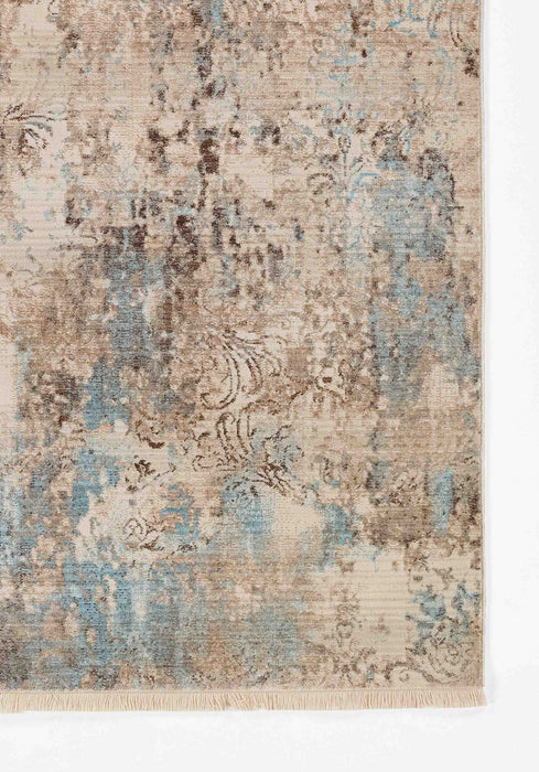 Malia Traditional 8'0\" x 10'0\" Area Rug in Blue Indoor Area Rug
