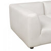 Lukas Contemporary Modern 118" Left-Facing 2-Piece Sectional Sofa in Cream | Canape sectionnel moderne contemporain Lukas 2 pieces, 118", oriente a gauche, couleur creme
