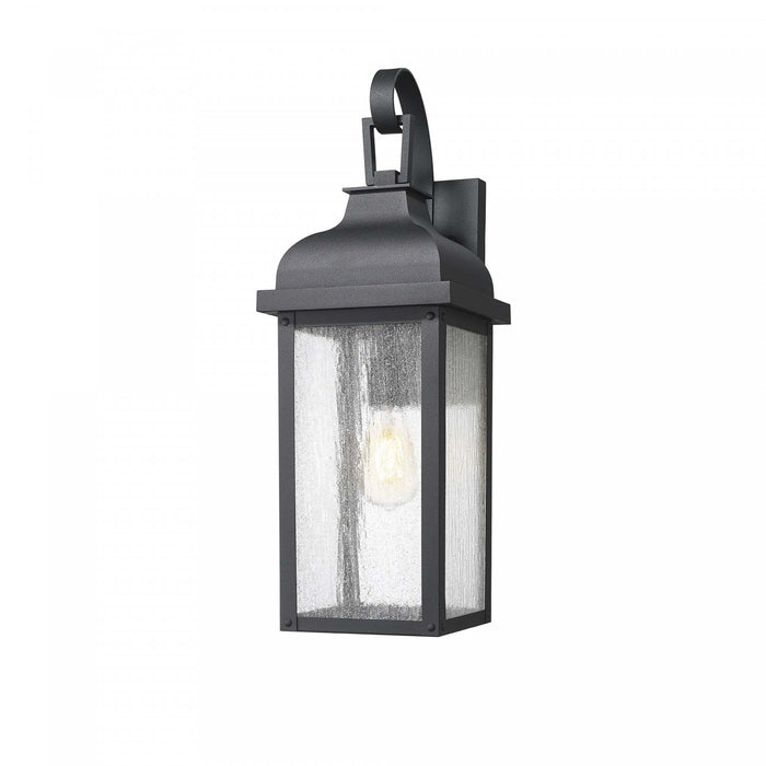 Madrid 1 Light Outdoor Wall Sconce 17.5\", Black