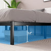 Yelena Metal Platform Bed - Twin Size | Yelena lit plateforme en métal - Simple