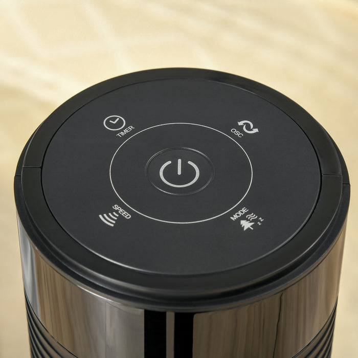 Homcom 46\" Tower Fan With 4 Wind Modes And 3 Speeds