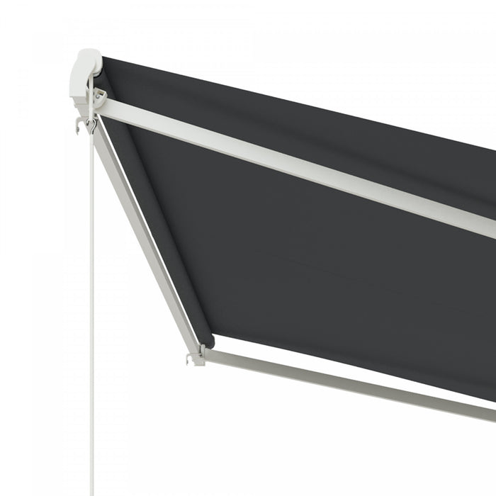 Outsunny 10' X 13' Electric Retractable Awning W/ Remote Controller, Gray