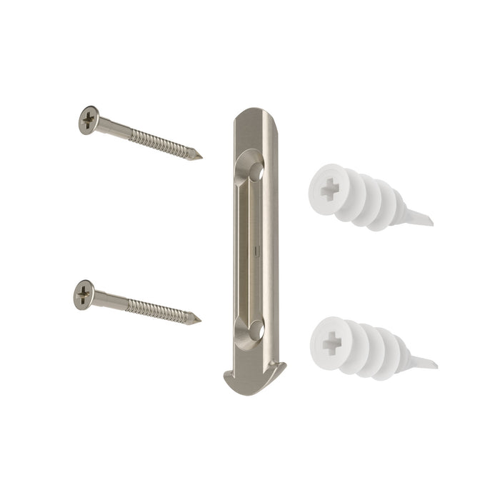Umbra Loop Nickel Expandable 1\" Curtain Rod - 42\"-120\" 