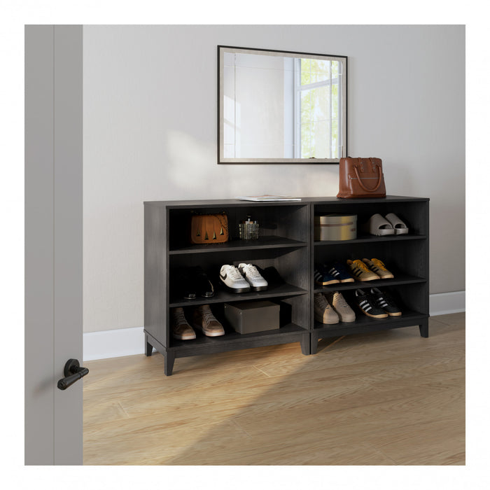 Modulr 2 Adjustable Shelves Bookcase - Black Oak