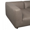 Lukas Contemporary Modern 118" Left-Facing 2-Piece Sectional Sofa in Taupe | Canape sectionnel moderne contemporain Lukas 2 pieces, 300 cm, angle gauche, coloris taupe