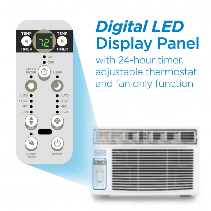 Black+Decker 14,300 BTU Window Air Conditioner - BD145WT6
