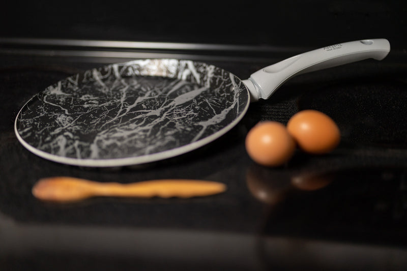 Arimi Diamond Marble Italian Crepe & Pancake Pan 25cm