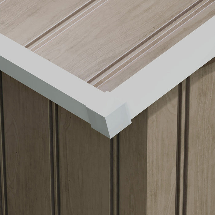 Outsunny 9.1'x 6.4' X 6.3' Garden Storage Shed W/ Steel Foundation Kit