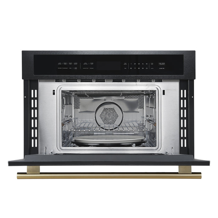 Forno Oliena Espresso Black 30-Inch Built-In Microwave, 1.6 cu.ft - FMWDR3093-30BLK