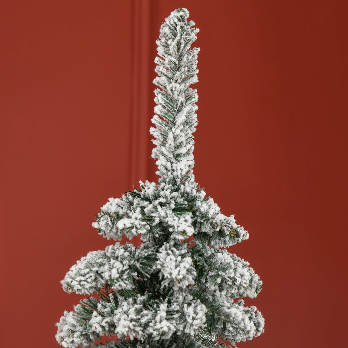 Homcom 6' Artificial Christmas Tree With Realistic Branches Green