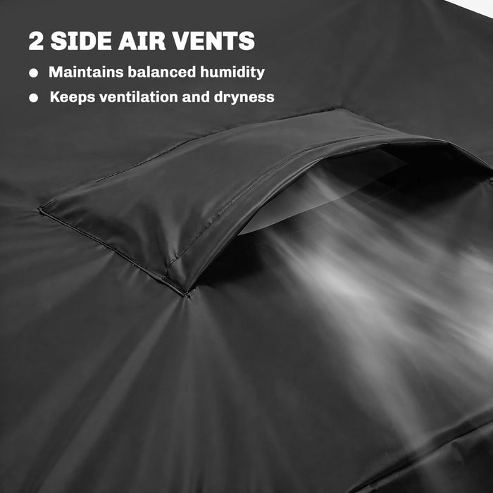 Outsunny V-Shaped Sectional Sofa Cover Waterproof Anti-UV, 105\" x 105\"