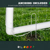 Soozier 9.8 x 6.6ft Soccer Goal, Portable Soccer Practice Net with PE Net