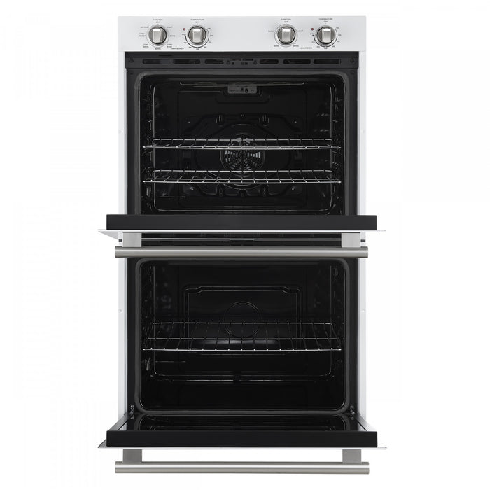 Forno Vomero 30 Inch Electric Double Wall Oven in White, 5 cu. ft. Convection Oven - FBOEL1324-30WHT
