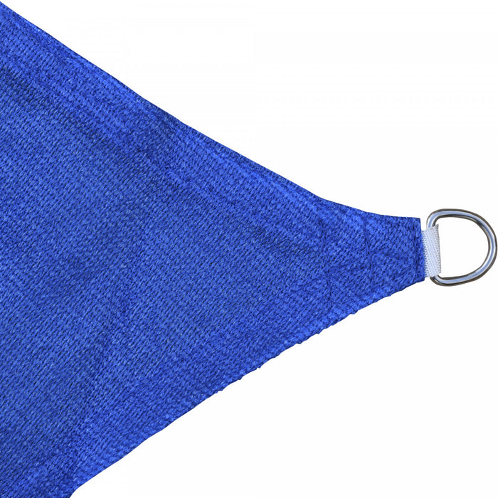 Outsunny Rectangle 20'x 16' Sun Shade Sail Top Cover Fabric Outdoor Shelter Backyard Window Garden Carrying Bag Blue