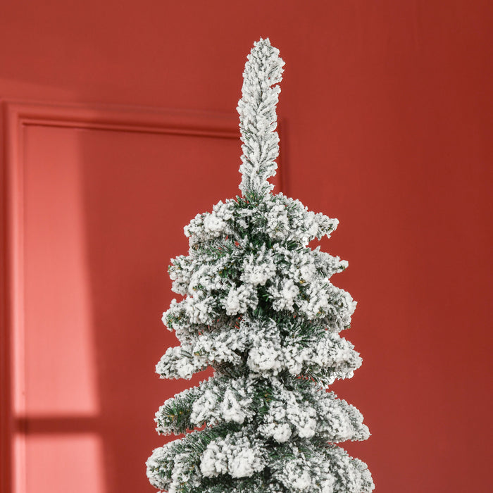 Homcom 7' Artificial Christmas Tree With Realistic Branches Green