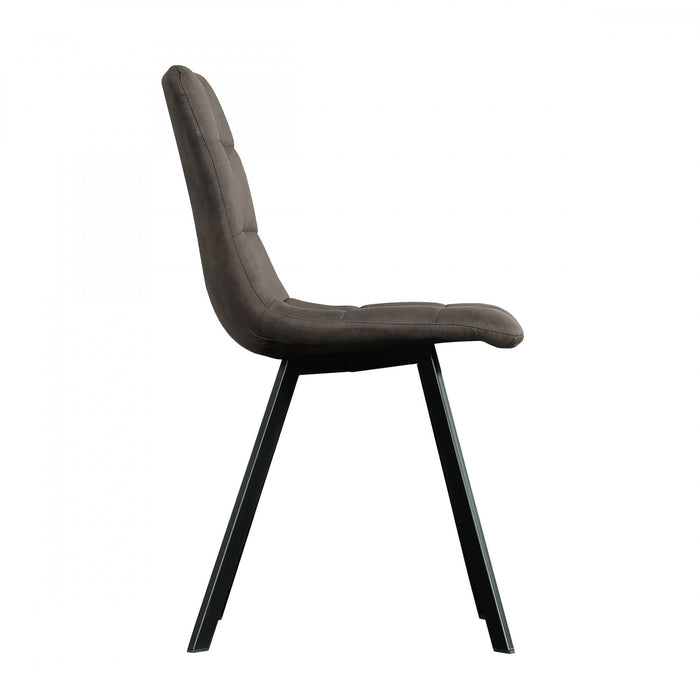 Foster Grey Microfiber Upholstered Dining Chair (Set of 2)